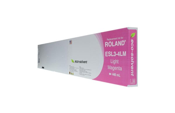 Compatible for Roland ESL3-4LM Ink Cartridge, 440 mL, Light Magenta