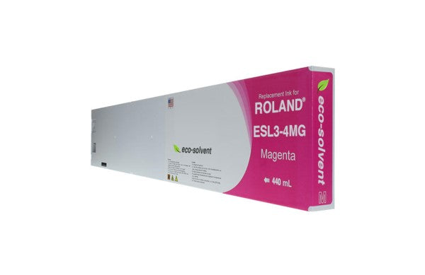 Compatible for Roland ESL3-4MG Ink Cartridge, 440 mL, Magenta