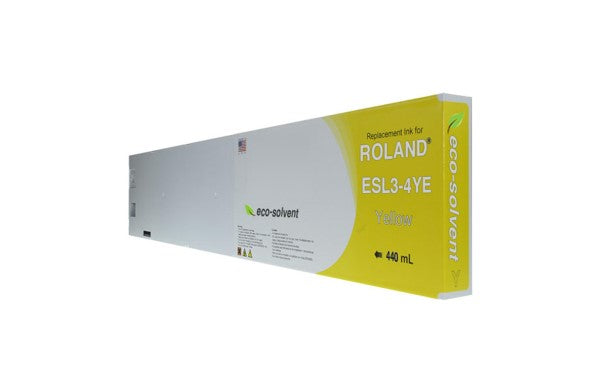 Compatible for Roland ESL3-4YE Ink Cartridge, 440 mL, Yellow