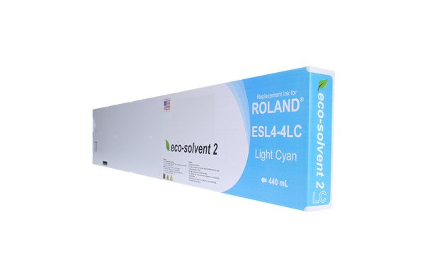 Compatible for Roland ESL4-4LC Ink Cartridge, 440 mL, Light Cyan
