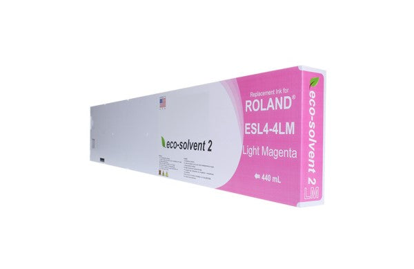 Compatible for Roland ESL4-4LM Ink Cartridge, 440 mL, Light Magenta