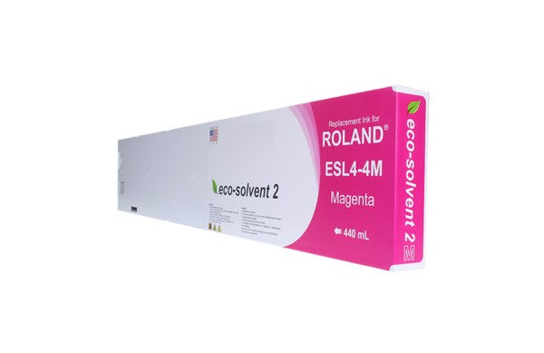 Compatible for Roland ESL4-4M Ink Cartridge, 440 mL, Magenta