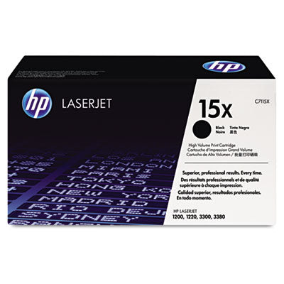 HP C7115X 15X OEM HY Toner Cartridge, 3500 pages, Black