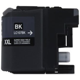 Compatible for LC107BK XXL Ink Cartridge, 1200 pages, Black