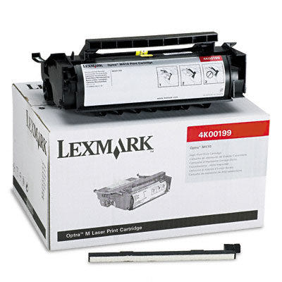 Lexmark 4K00199 OEM Toner Cartridge, 6K pages, Black