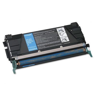 Lexmark C5220CS OEM Toner Cartridge, 3K pages, Cyan