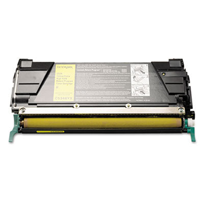 Lexmark C5346YX OEM Extra HY Toner Cartridge, 7K pages, Yellow
