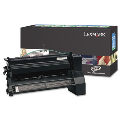 Lexmark C782X4KG OEM Extra HY Toner Cartridge, 15K pages, Black