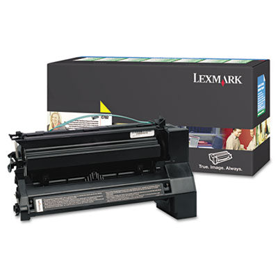 Lexmark C782X4YG OEM Extra HY Toner Cartridge, 15K pages, Yellow