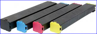 Compatible for MX-61NT Toner Set, B/C/M/Y