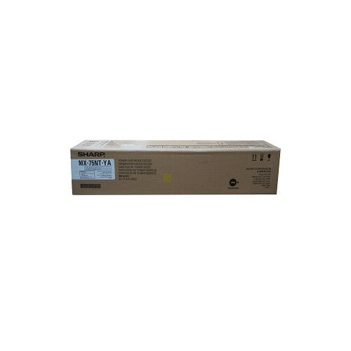 Sharp MX-75NTYA OEM HY Toner Cartridge, 60k pages, Yellow