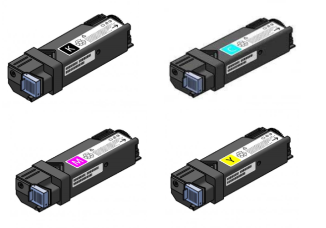 Sharp MX-C55T OEM Toner Set,  B/C/M/Y