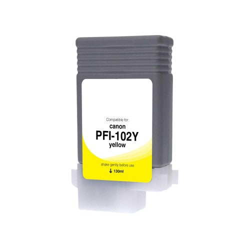 Compatible for PFI-102Y 0898B001AA Ink Tank, 130 mL, Yellow