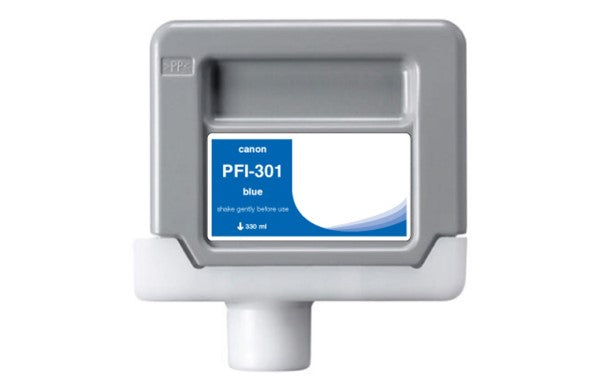 Compatible for 1494B001AA PFI-301B Ink Cartridge, 330 mL, Blue