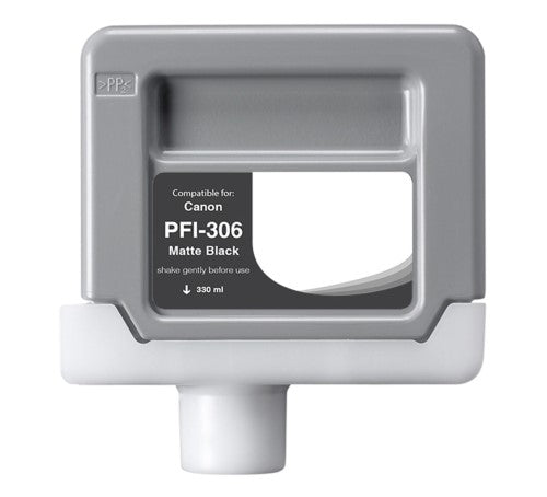 Compatible for PFI-306MBK 6656B001AA Ink Cartridge, 330 mL, Matte Black