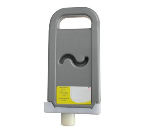 Compatible for PFI-707Y 9824B001AA Ink Cartridge, 700 mL, Yellow