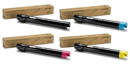 Xerox Phaser 7500 OEM HY Toner Set, B/C/M/Y