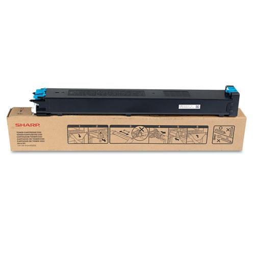 Sharp MX-61NTCA OEM Toner Cartridge, 24K pages, Cyan
