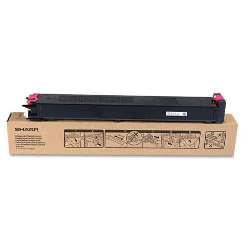 Sharp MX-61NTMA OEM Toner Cartridge, 24K pages, Magenta