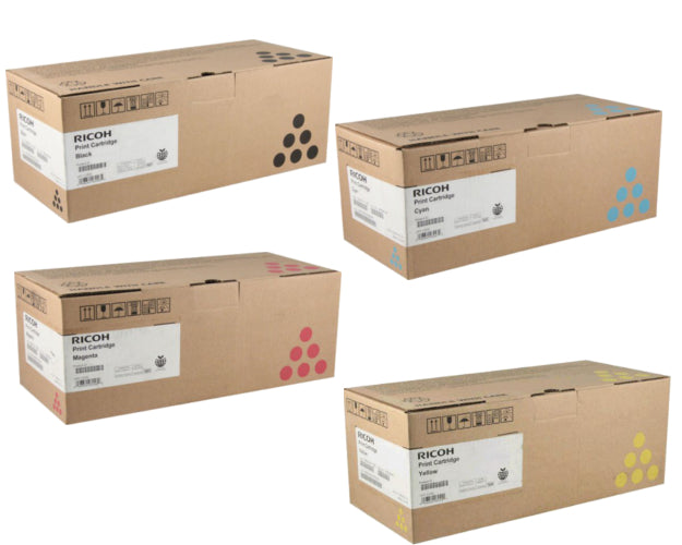 Lanier SPC310HA OEM HY Toner Set, B/C/M/Y