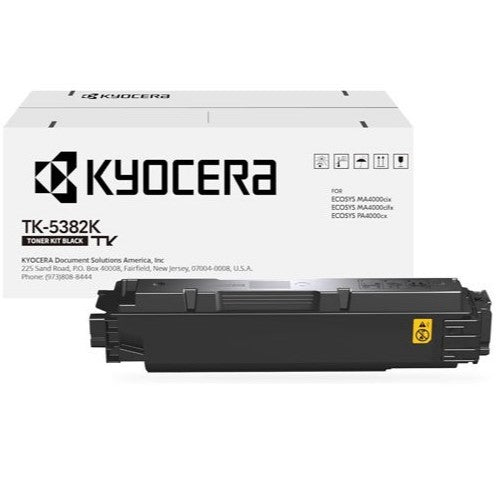 Kyocera TK-5382K 1T02Z00US0 OEM Toner Cartridge, 13K Pages, Black