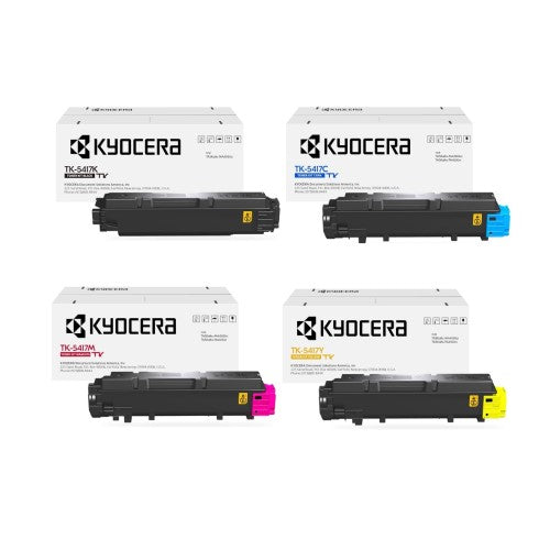 Kyocera TK-5417 OEM Toner Set, B/C/M/Y