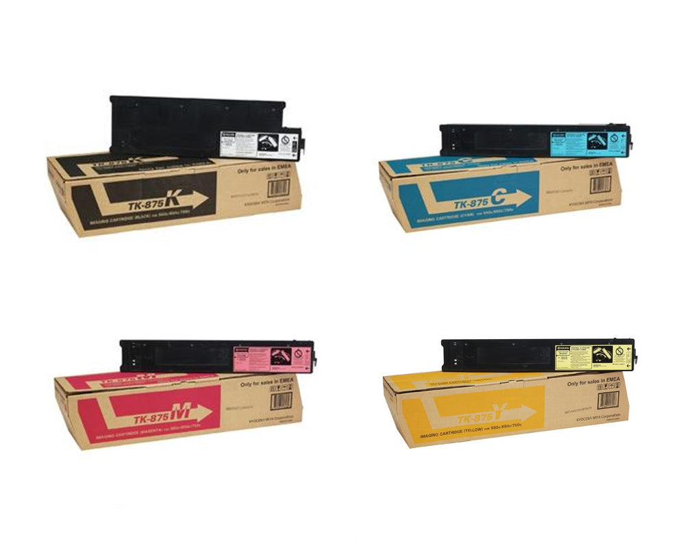 Copystar TK-879 OEM Toner Set, B/C/M/Y