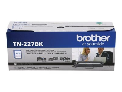 Brother TN-223BK OEM Toner Cartridge, 1400 Pages, Black