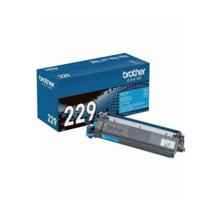 Brother TN229C OEM Toner Cartridge, 1.2K Pages, Cyan