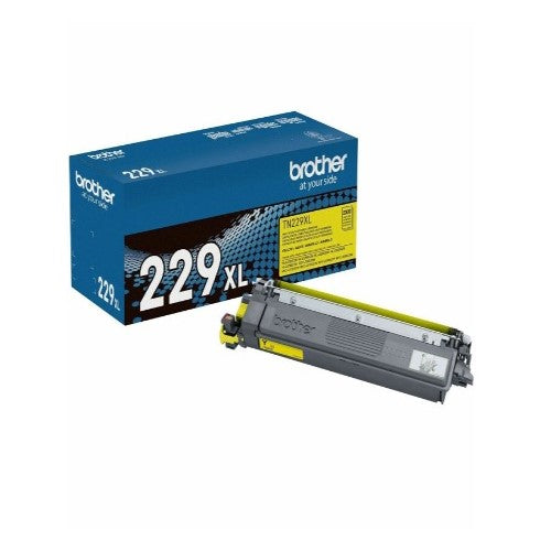 Brother TN229XLY HY OEM Toner Cartridge, 2.3K Pages, Yellow