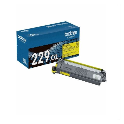 Brother TN229XXLY Super HY OEM Toner Cartridge, 4K Pages, Yellow