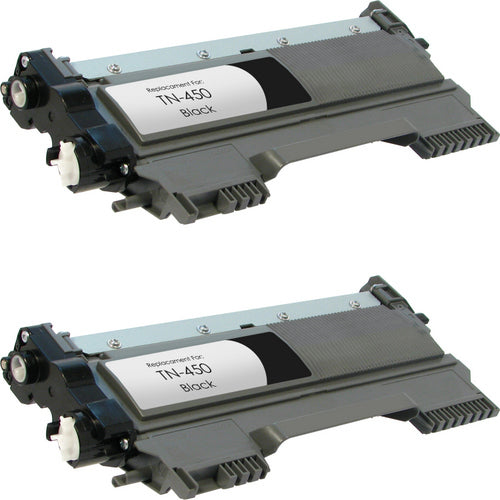 Compatible for TN-450 HY Toner Dual Pack, 2 x 2.6K Pages, Black