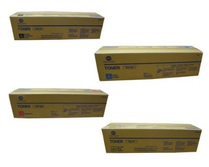 Konica Minolta TN-613 OEM Toner Set, B/C/M/Y