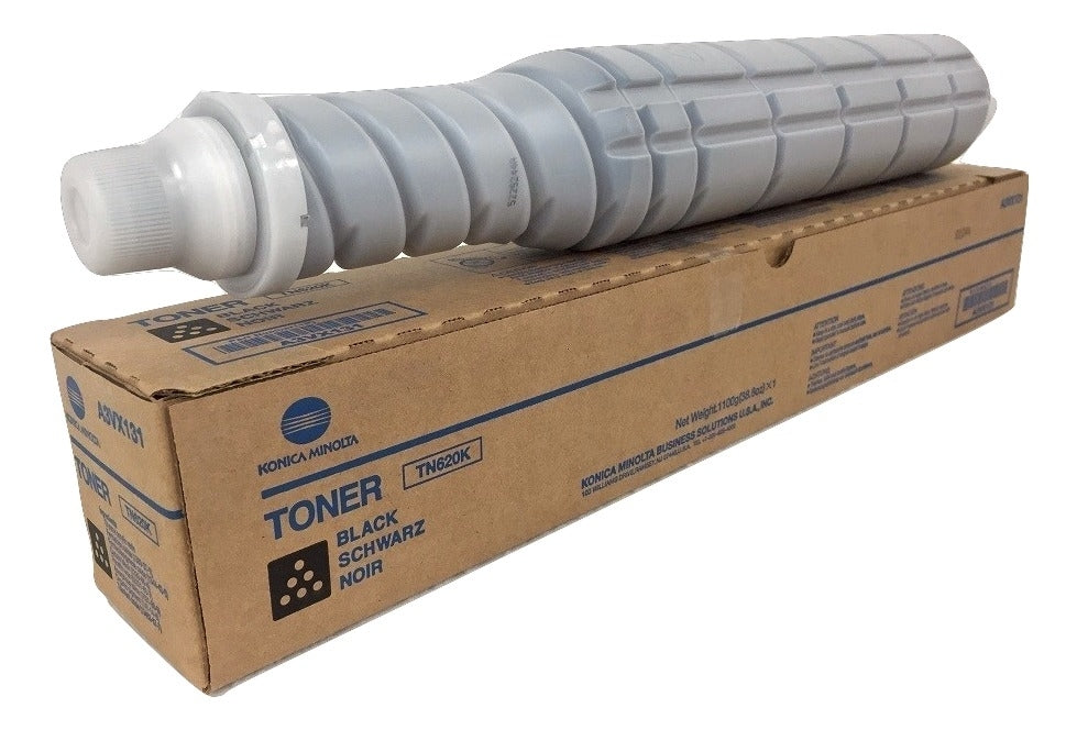 Konica Minolta A3VX131 TN-620K TN635K OEM Toner Cartridge, 60K pages, Black
