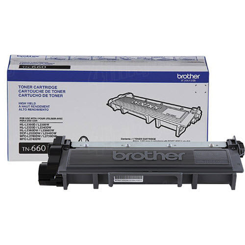Brother TN-660 OEM HY Toner Cartridge, 2600 pages, Black