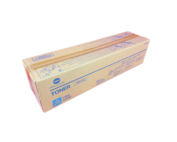 Konica Minolta A3VU430 TN-711C OEM Toner Cartridge, 31500 pages, Cyan