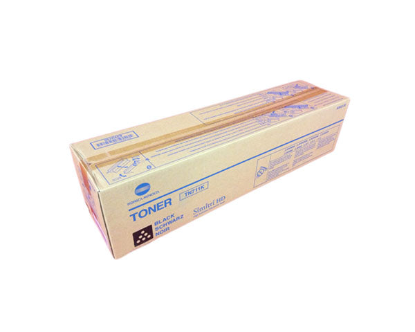 Konica Minolta A3VU130 TN-711K OEM Toner Cartridge, 47200 pages, Black