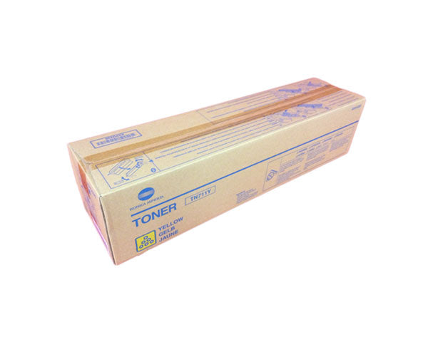 Konica Minolta A3VU230 TN-711Y OEM Toner Cartridge, 31500 pages, Yellow