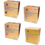 Konica Minolta TNP51 OEM Toner Set, B/C/M/Y