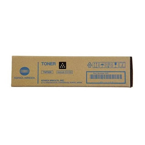 Konica Minolta TNP92K AE1Y130 OEM Toner Cartridge, 4K Pages, Black