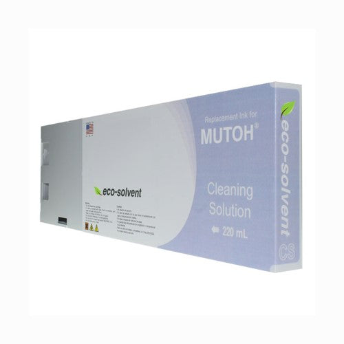 Compatible for Mutoh VJ-MSINK3-CL220 Cleaning Solution Ink Cartridge, 220 mL, Clear