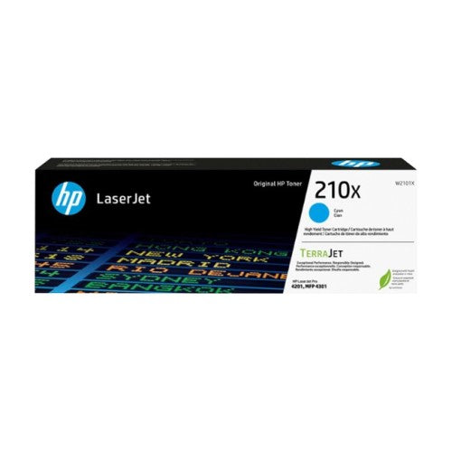 HP 210X W2101X OEM HY LaserJet Toner Cartridge, 5.5K Pages, Cyan