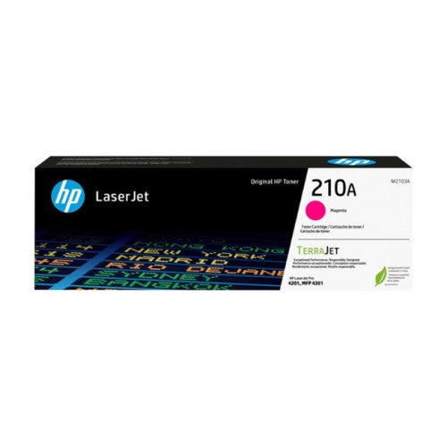 HP 210A W2103A OEM LaserJet Toner Cartridge, 1.8K Pages, Magenta