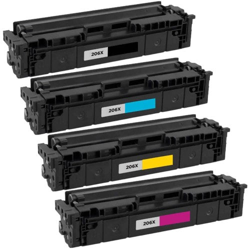Compatible for HP 206X W2110X HY Toner Set, B/C/M/Y