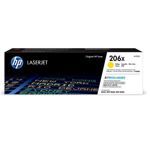 HP 206X W2112X OEM HY Toner Cartridge, 2450 pages, Yellow