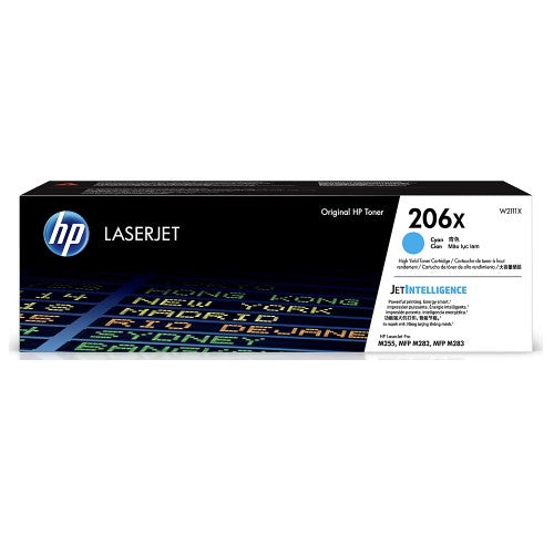 HP 206X W2111X OEM HY Toner Cartridge, 2450 pages, Cyan