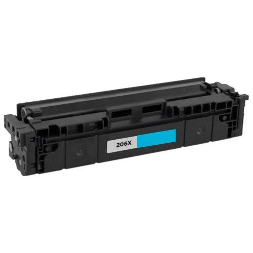 Compatible for HP 206X W2111X HY Toner Cartridge, 2.45K Pages, Cyan