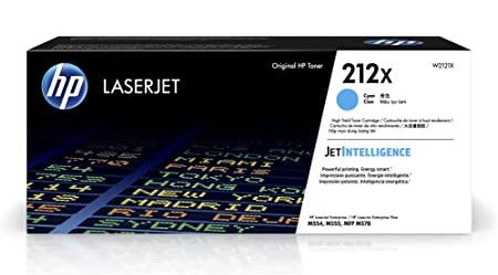 HP 212X W2121X OEM HY LaserJet Toner Cartridge, 10k pages, Cyan