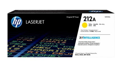 HP 212A W2122A OEM LaserJet Toner Cartridge, 4.5k pages, Yellow