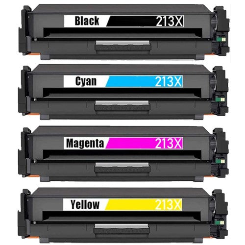 Compatible for HP 213X HY Toner Set, B/C/M/Y
